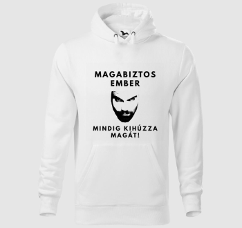 Magabiztos kapucnis pulóver