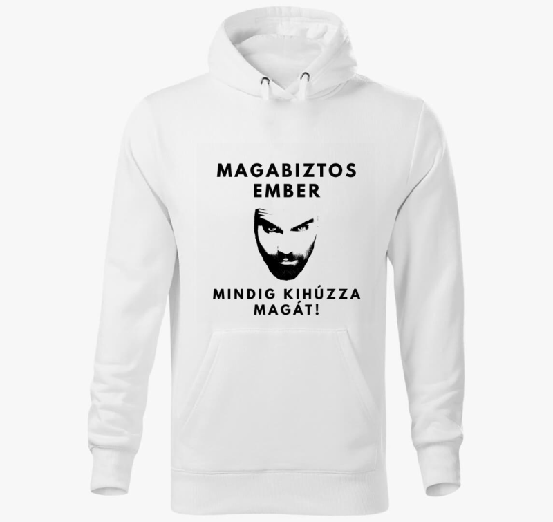 Magabiztos kapucnis pulóver