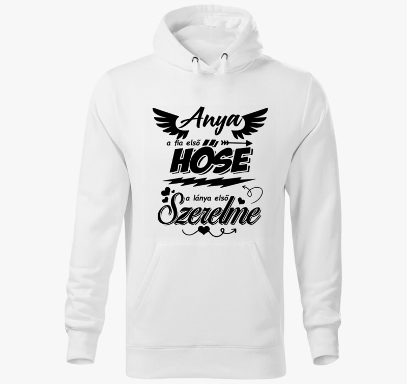 Anya fia hőse lánya szerelme kapucnis pulóver