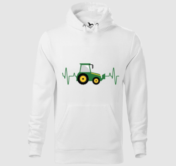Traktor ekg kapucnis pulóver