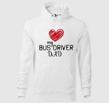 buszsofőr apa kapucnis pulóver