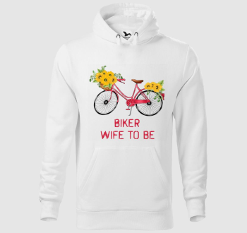 Biker wife to be kapucnis pulóver