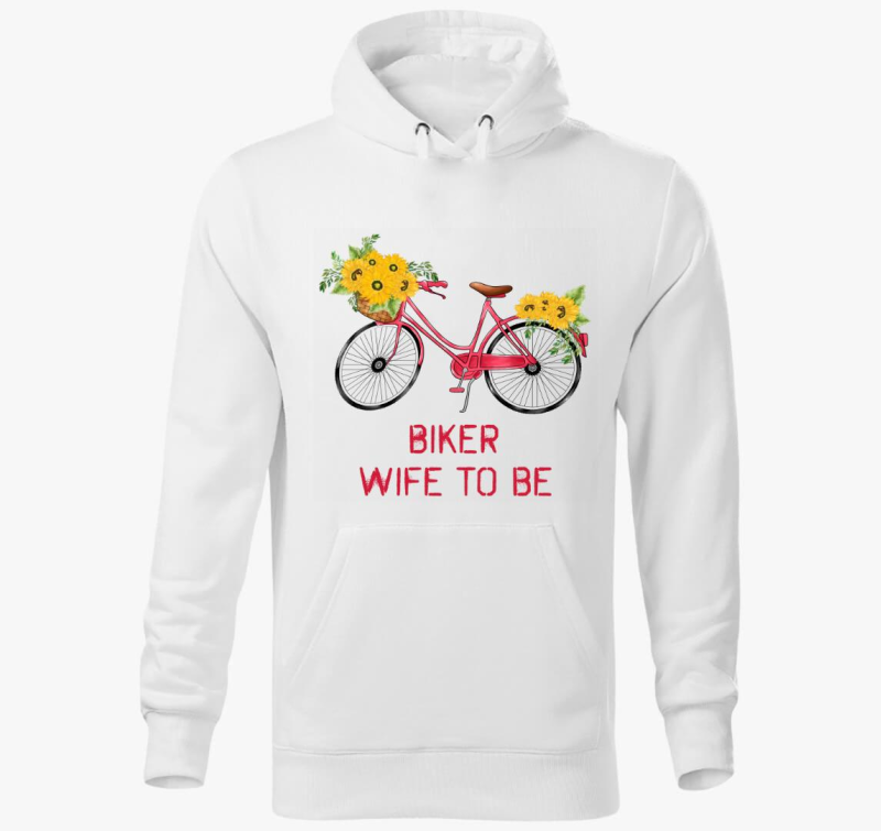 Biker wife to be kapucnis pulóver