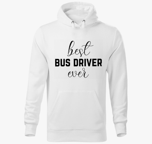 Legjobb buszsofőr kapucnis pul...