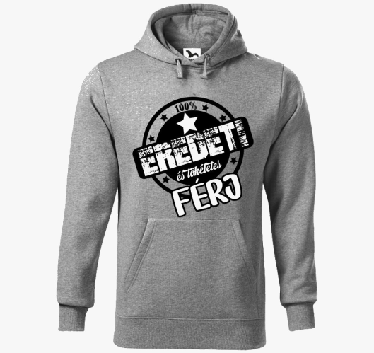 Férj tökéletes kapucnis pulóve...