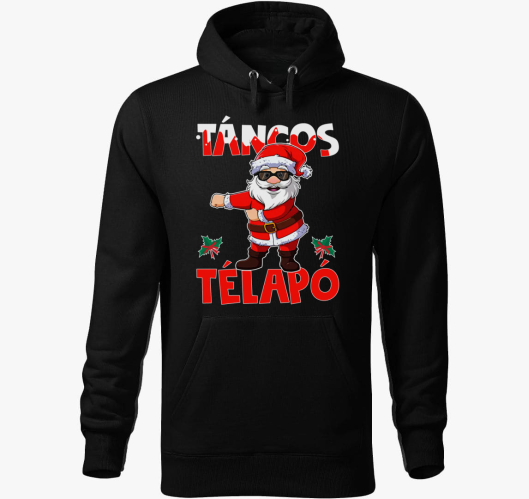 Táncos Télapó kapucnis pulóver...