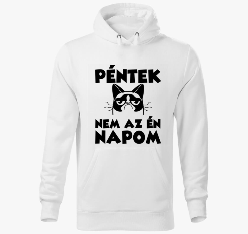 Péntek nem az én napom kapucnis pulóver