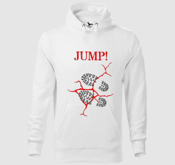 JUMP (piros) kapucnis pulóver