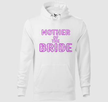 Mother of the Bride virágos pink kapucnis pulóver
