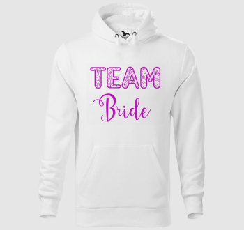 Team Bride kapucnis pulóver