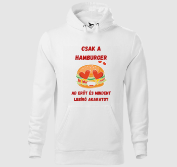 Csak a Hamburger 2 kapucnis pulóver