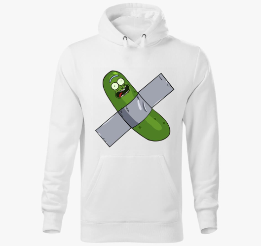 Ragasztós uborka Rick kapucnis...