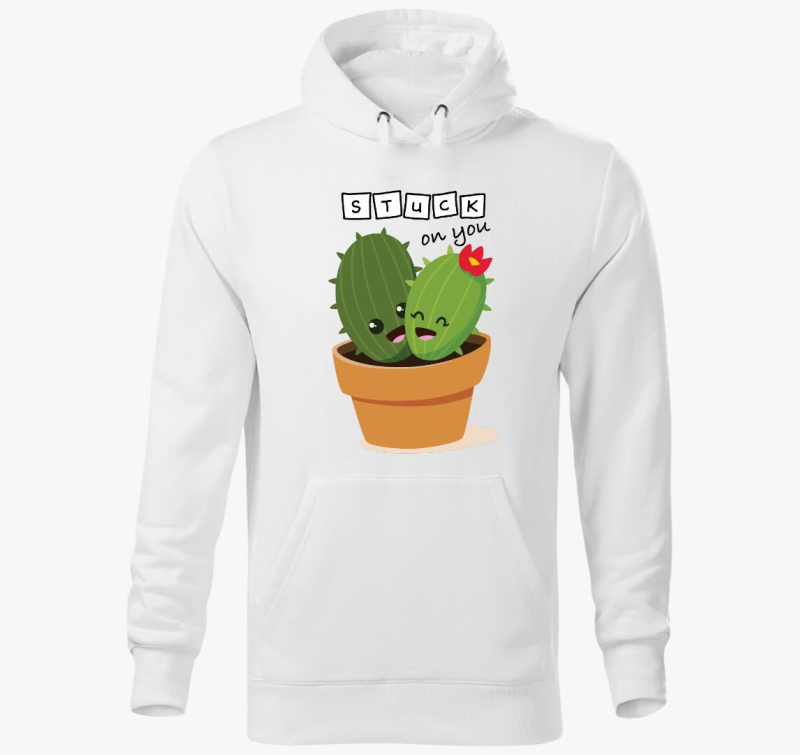 Stuck on You kapucnis pulóver