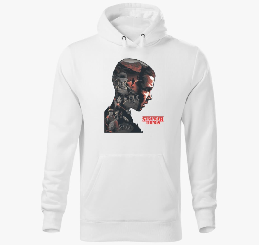 Stranger Things sziluett kapuc...