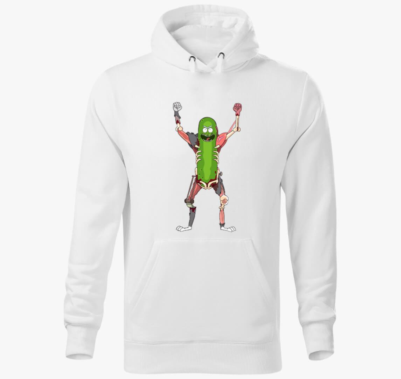 Pickle Rick Rat Suit kapucnis pulóver