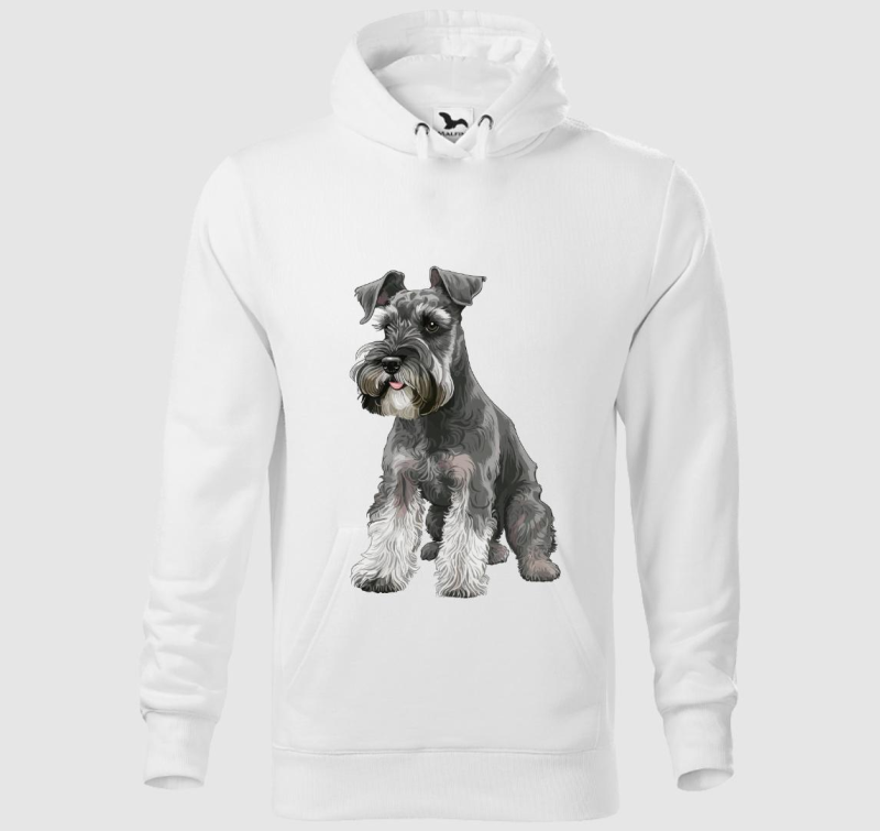 Schnauzer kapucnis pulóver