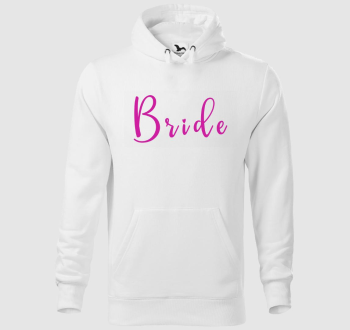 Bride pink szivecske kapucnis pulóver