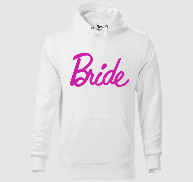 Bride Barbies betűkkel kapucnis pulóver