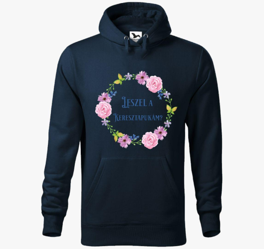 Keresztapu kapucnis pulóver