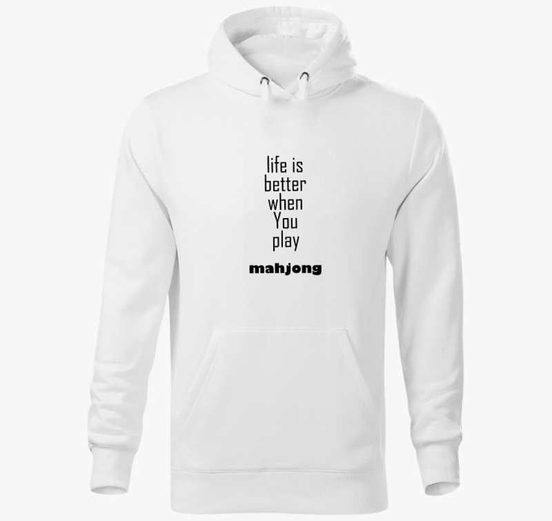 Mahjong kapucnis pulóver