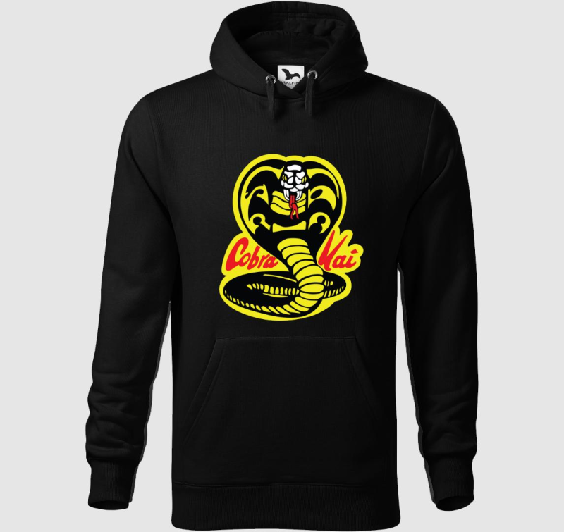 Cobra kai logó kapucnis pulóver