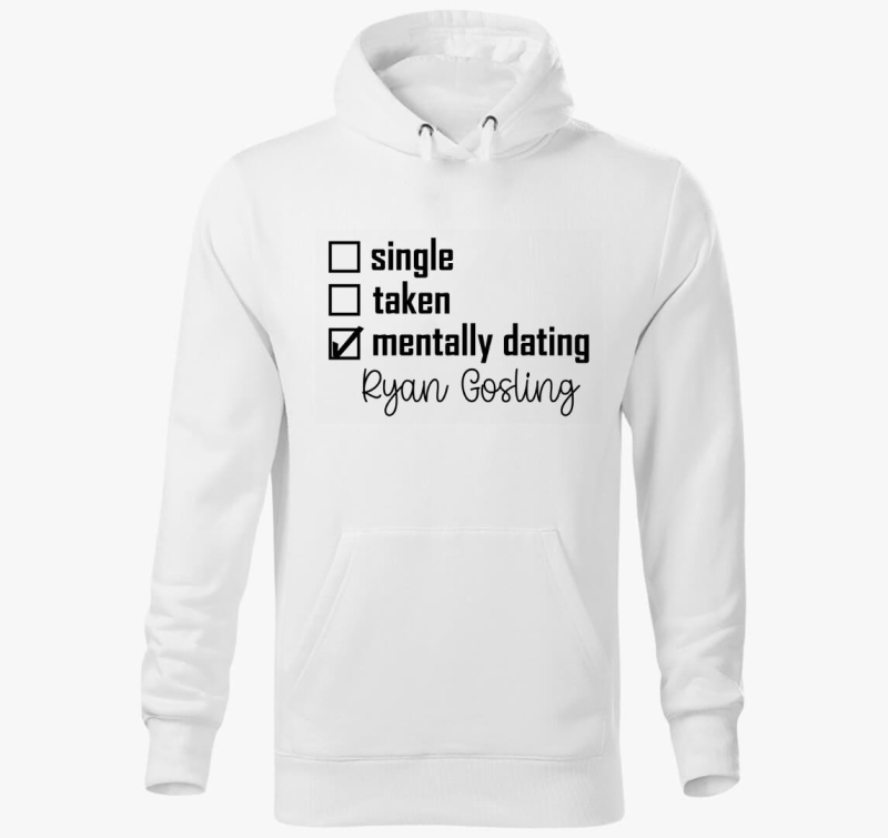 Mentally dating Gosling kapucnis pulóver
