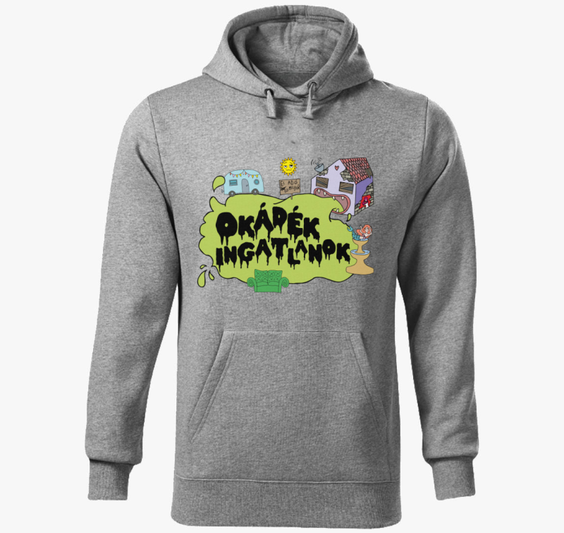 Okádék Ingatlanok kapucnis pulóver