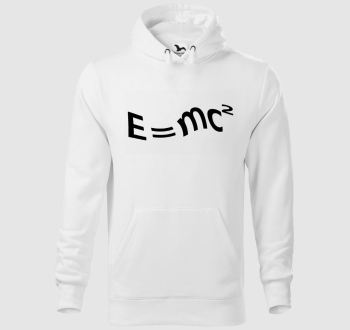 E=mc² kapucnis pulóver