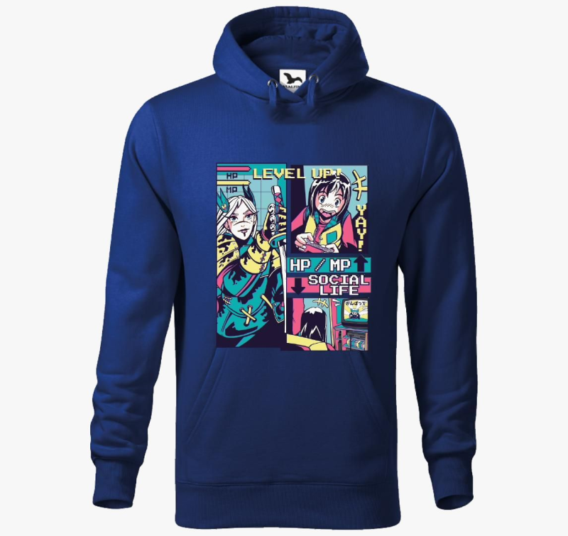 Szint lépés kapucnis pulóver