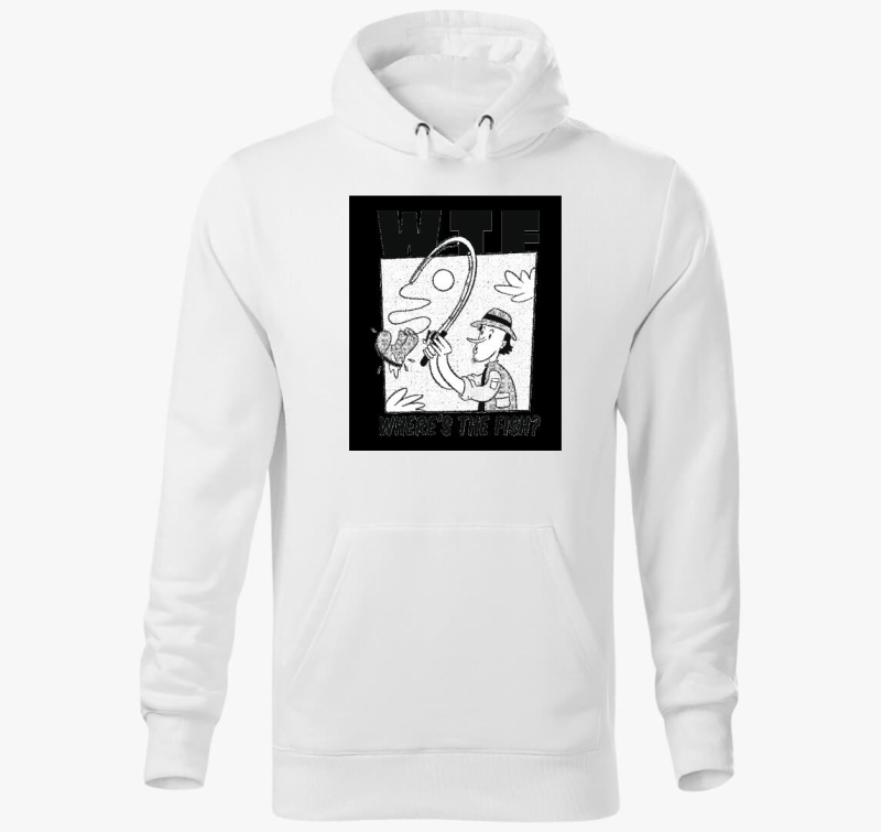 Oszt hol a hal? kapucnis pulóver