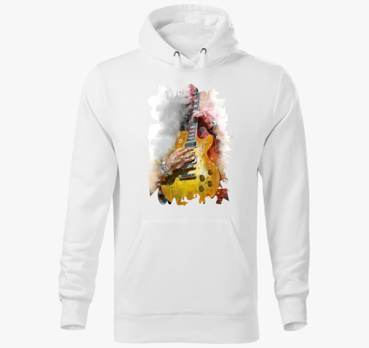Slash gitár kapucnis pulóver