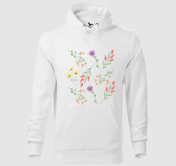 Vadvirágok kapucnis pulóver