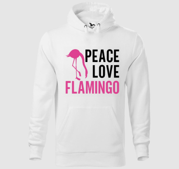 Flamingo peace kapucnis pulóver