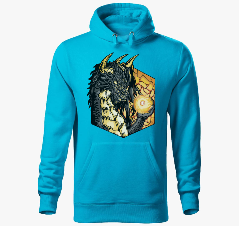 Fekete Sárkány a legsötétebb várbörtönből kapucnis pulóver