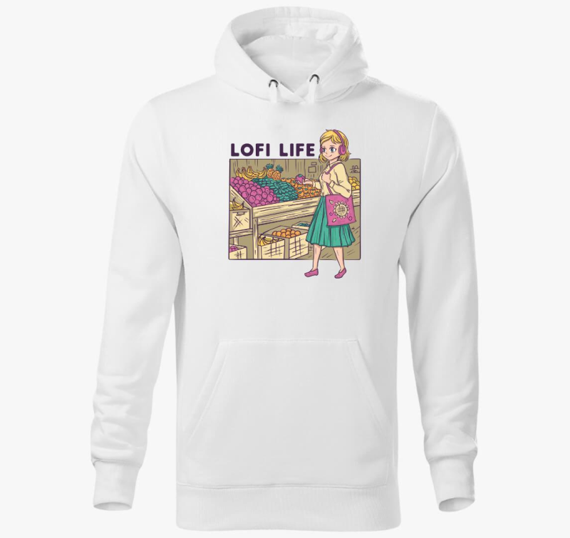 LoFi LiFe kapucnis pulóver