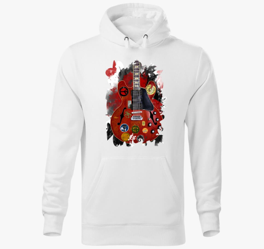 Alvin Lee gitár kapucnis pulóv...