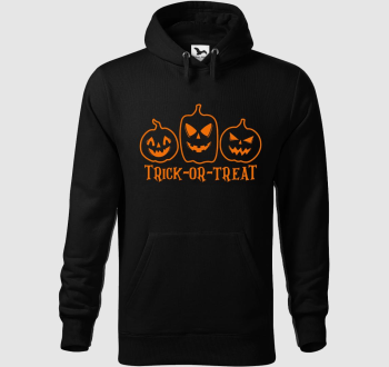 trick or treat pumpkins kapucnis pulóver