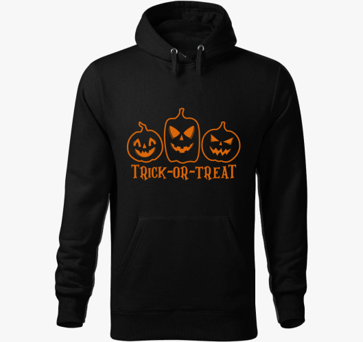 Trick or treat pumpkins kapucn...