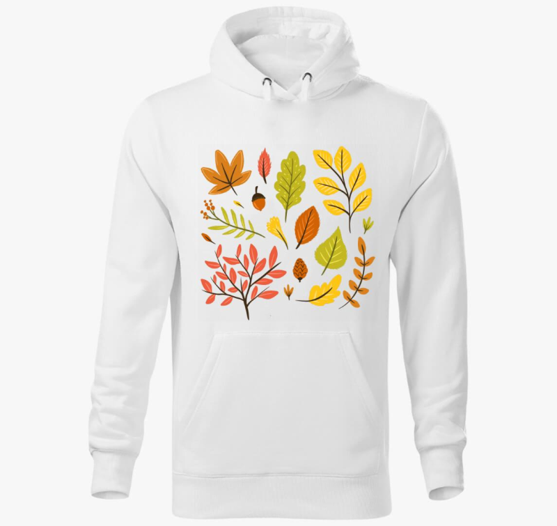 Őszi falevelek kapucnis pulóver