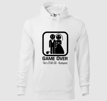 GameOver egyedi kapucnis pulóver