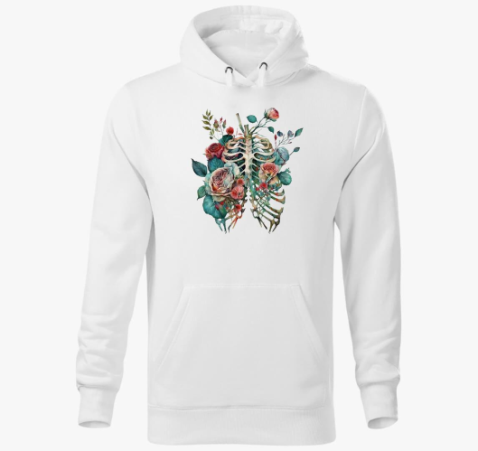 Bordák anatómia kapucnis pulóv...