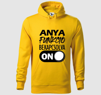 Anya funkció kapucnis pulóver