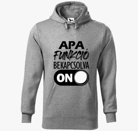 Apa funkció kapucnis pulóver