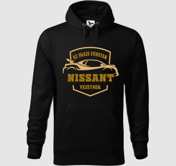 Nissanos sofőr kapucnis pulóver