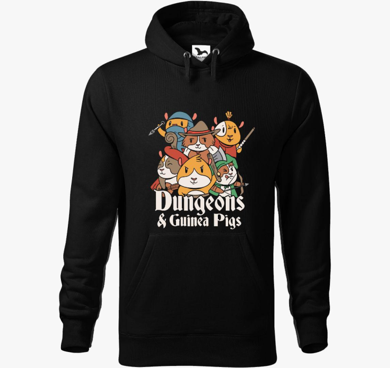 Dungeon and Guinea Pigs kapucnis pulóver