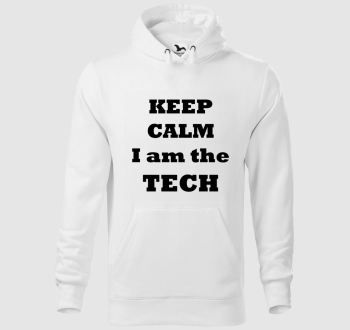 keep calm TECH kapucnis pulóver