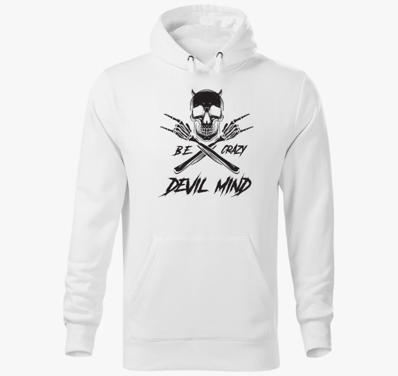 Devil mind kapucnis pulóver