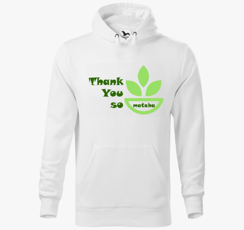 So matcha kapucnis pulóver