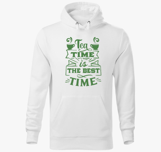 Tea time kapucnis pulóver