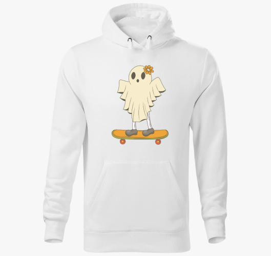 Deszkás halloween kapucnis pul...